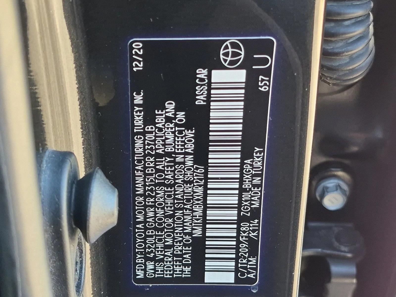 2021 Toyota C-HR XLE FWD (Natl)