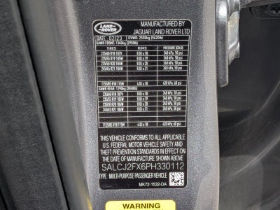 2023 Land Rover Discovery Sport S 4WD