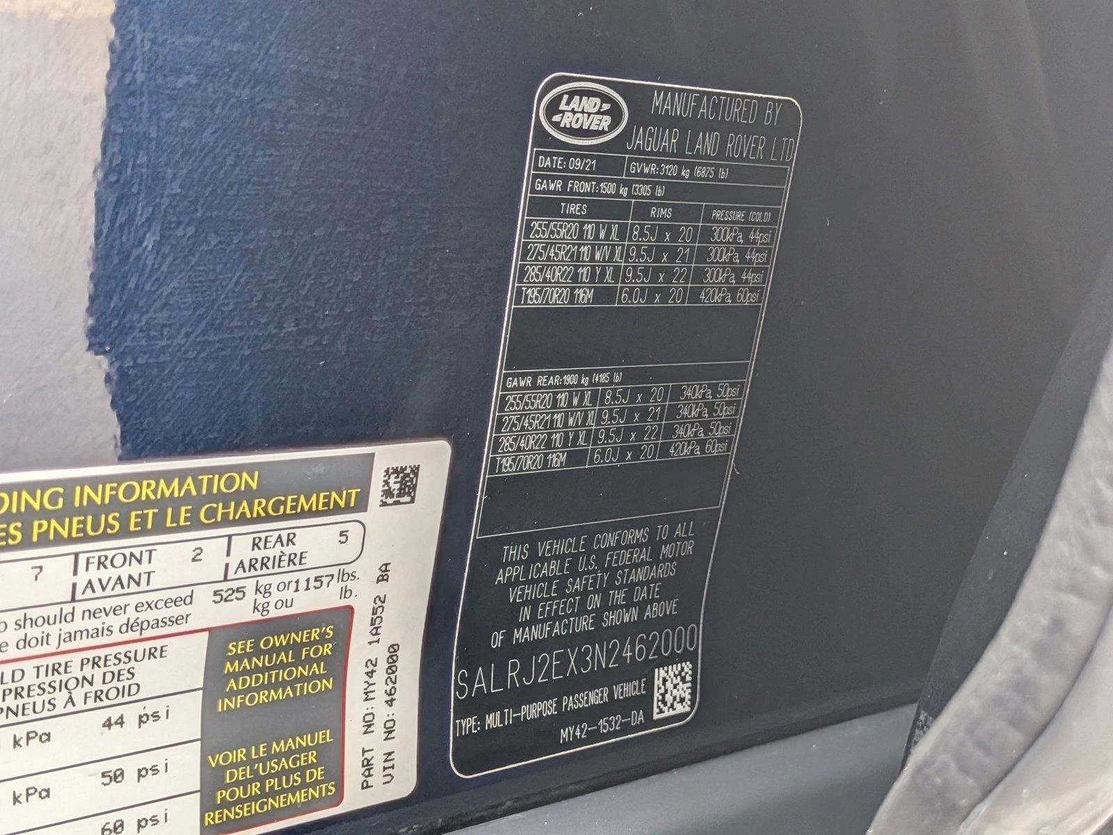 2022 Land Rover Discovery P300 S