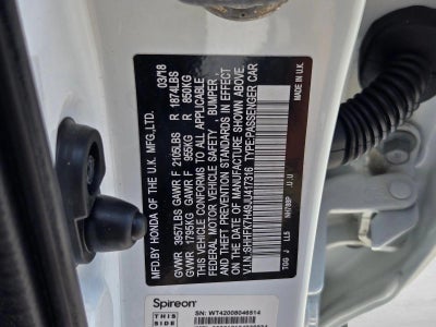 2018 Honda Civic Hatchback Sport CVT
