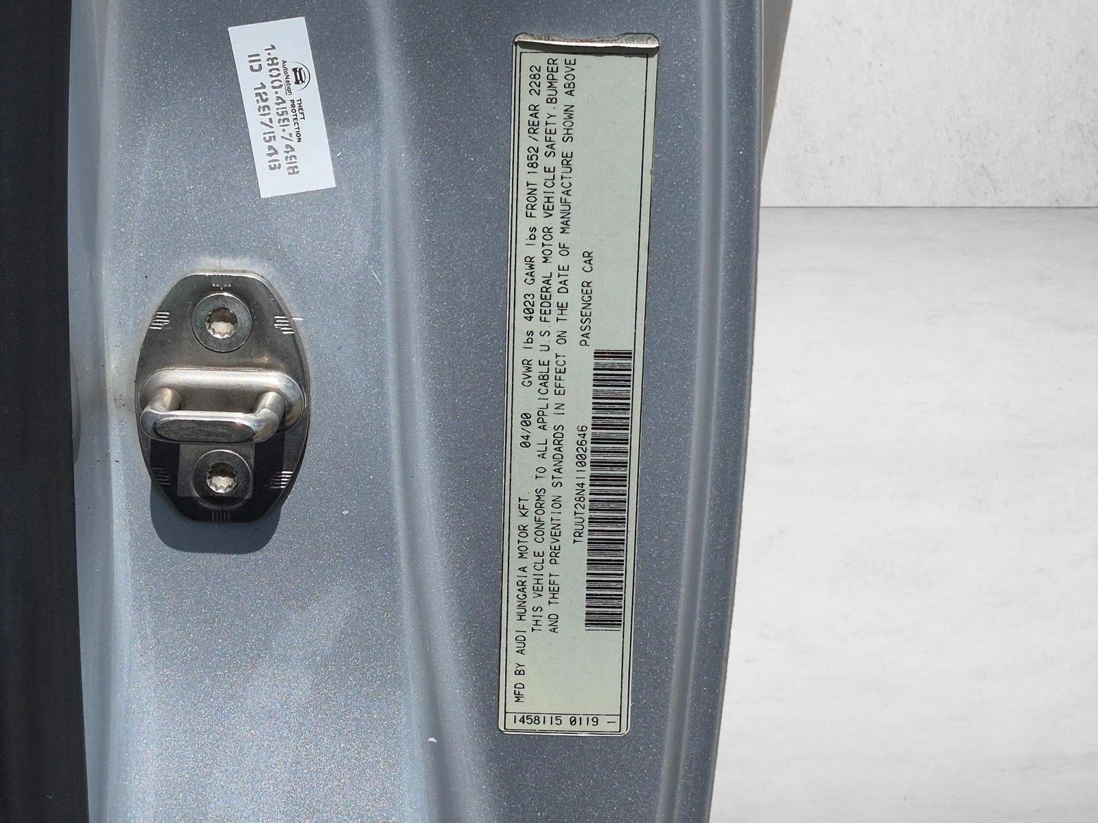 2001 Audi TT Base