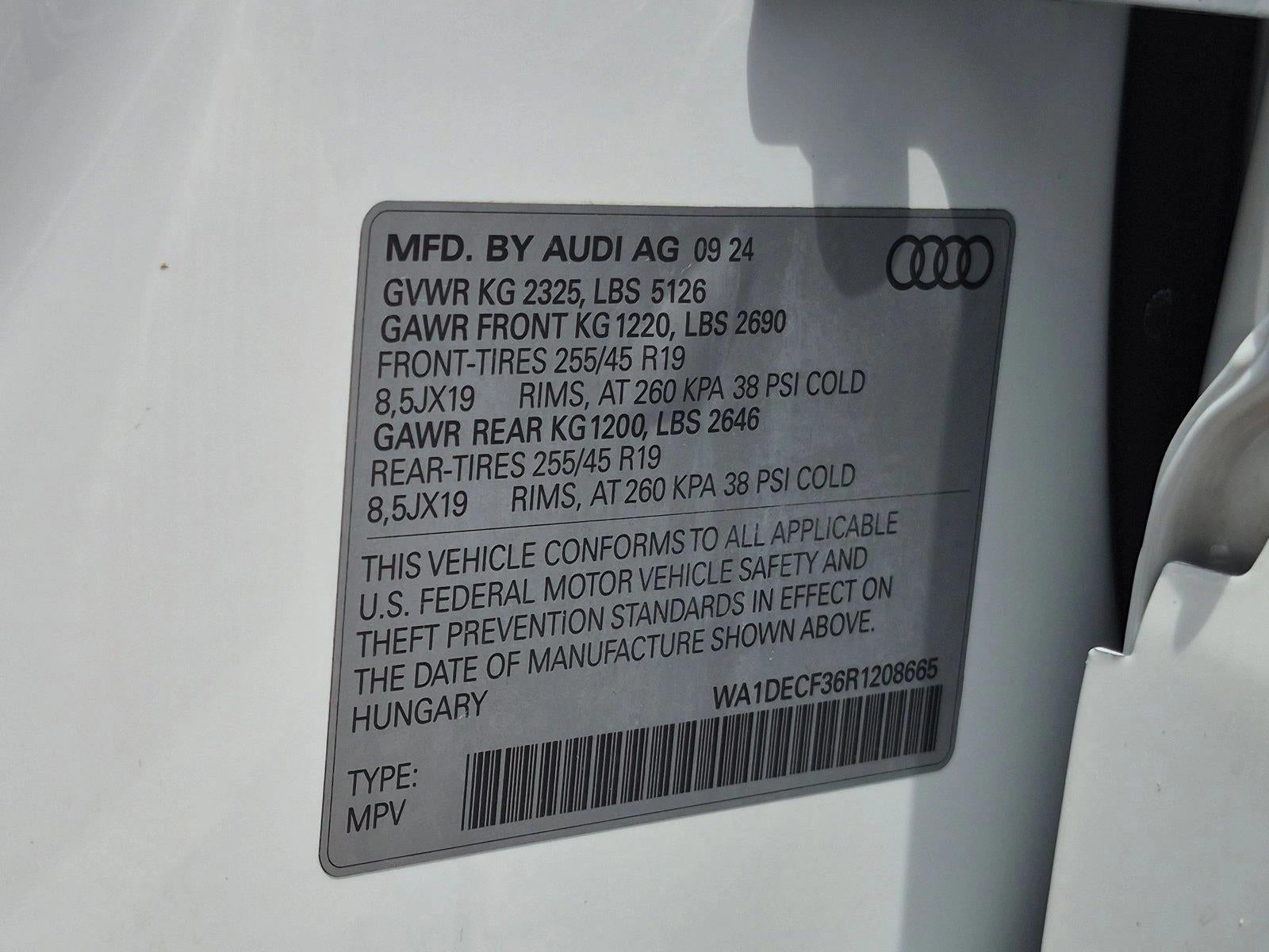 2024 Audi Q3 S line Premium 45 TFSI quattro