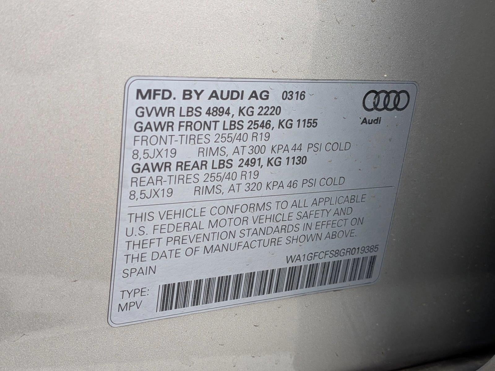 2016 Audi Q3 quattro 4dr Prestige