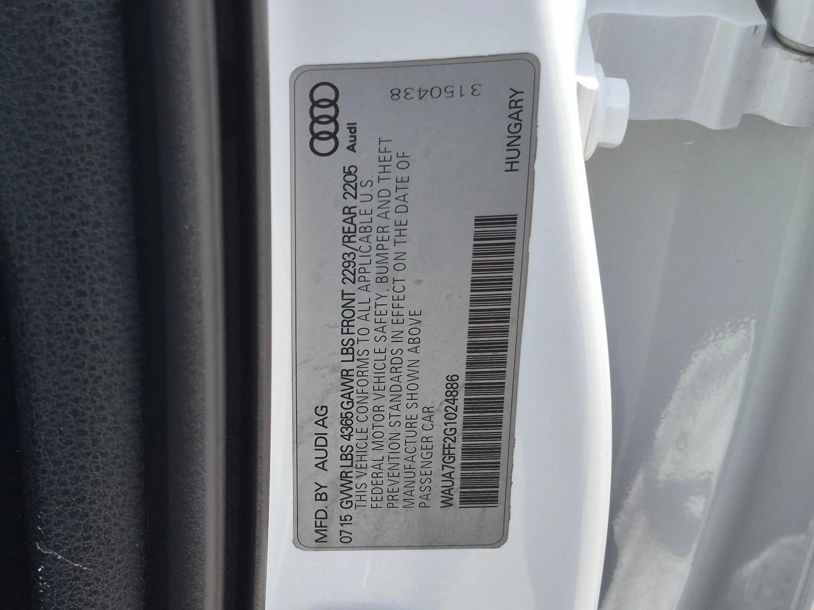 2016 Audi A3 FWD 1.8T Premium