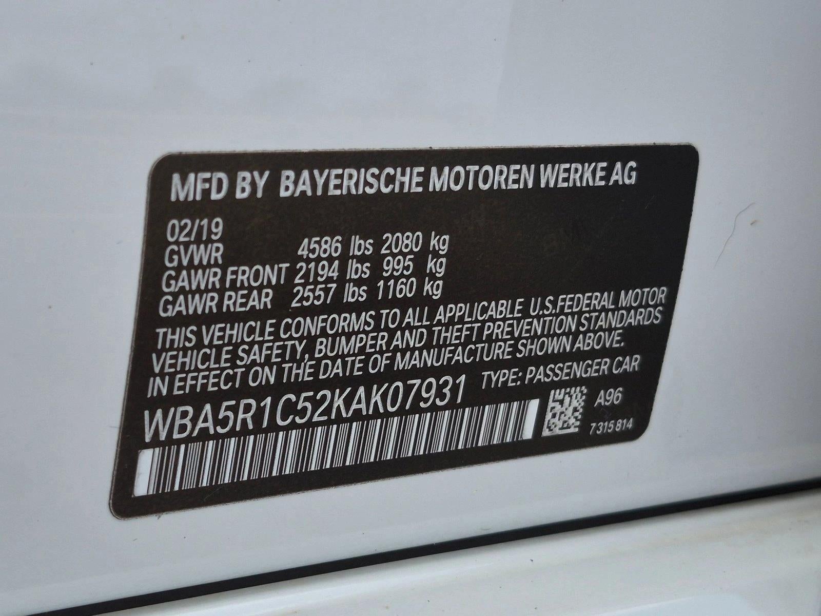 2019 BMW 330i Sedan
