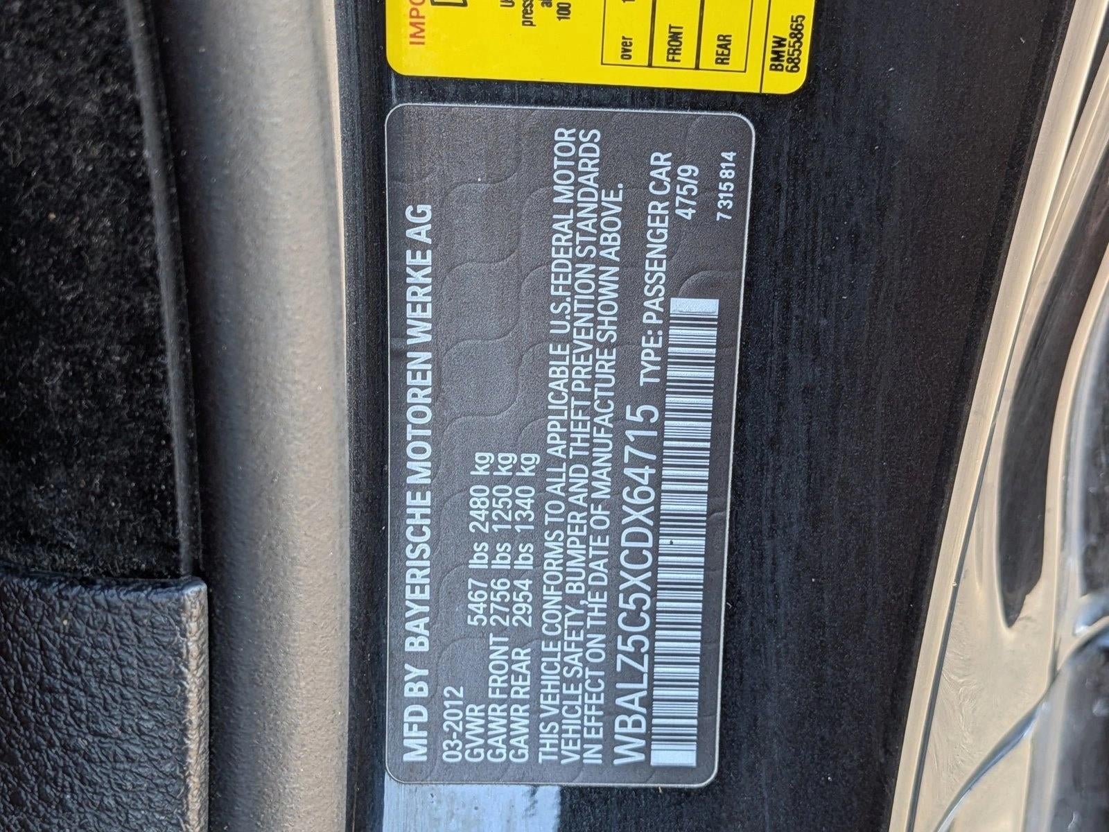 2012 BMW 650i xDrive Convertible