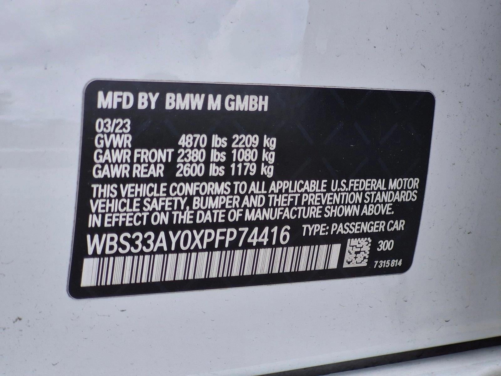 2023 BMW M3 M3 Competition Sedan