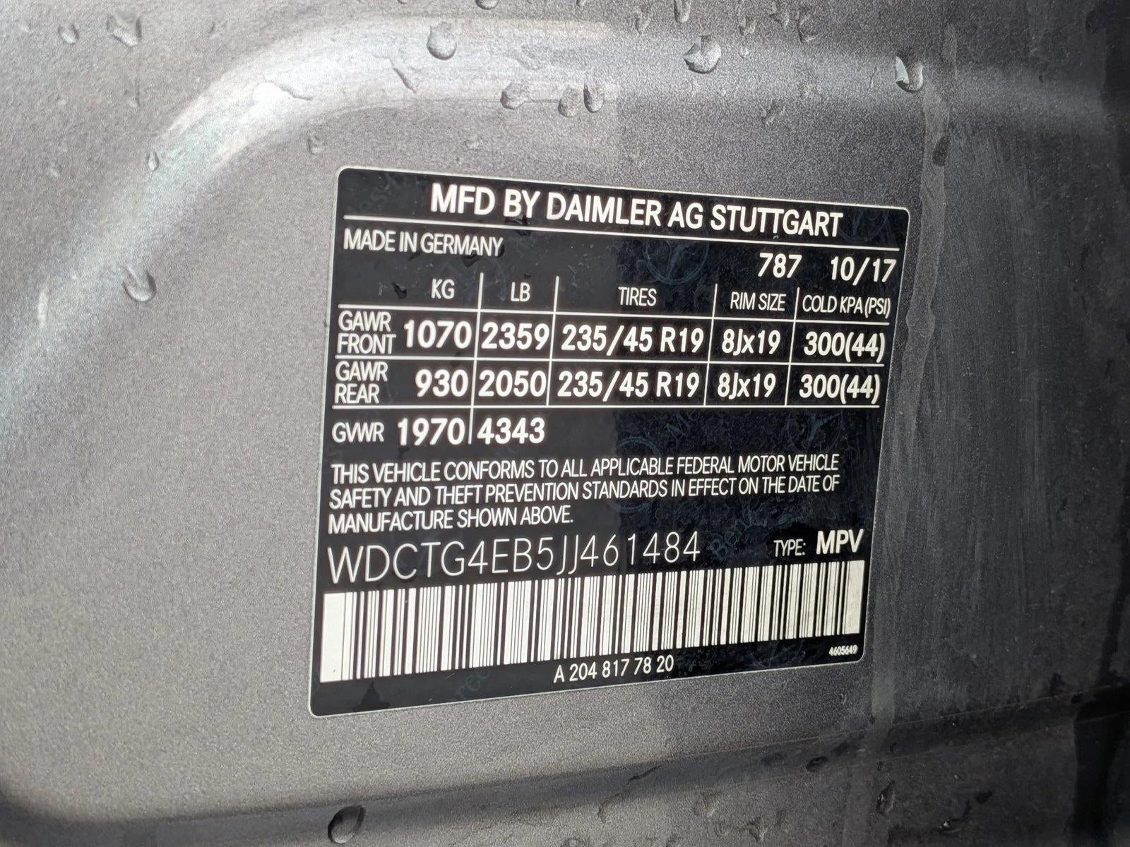 2018 Mercedes-Benz GLA GLA 250 SUV