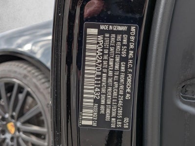 2018 Porsche Panamera RWD