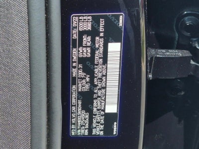 2022 Volvo XC90 Recharge Plug-In Hybrid T8 eAWD PHEV Inscription 7P Extended Range