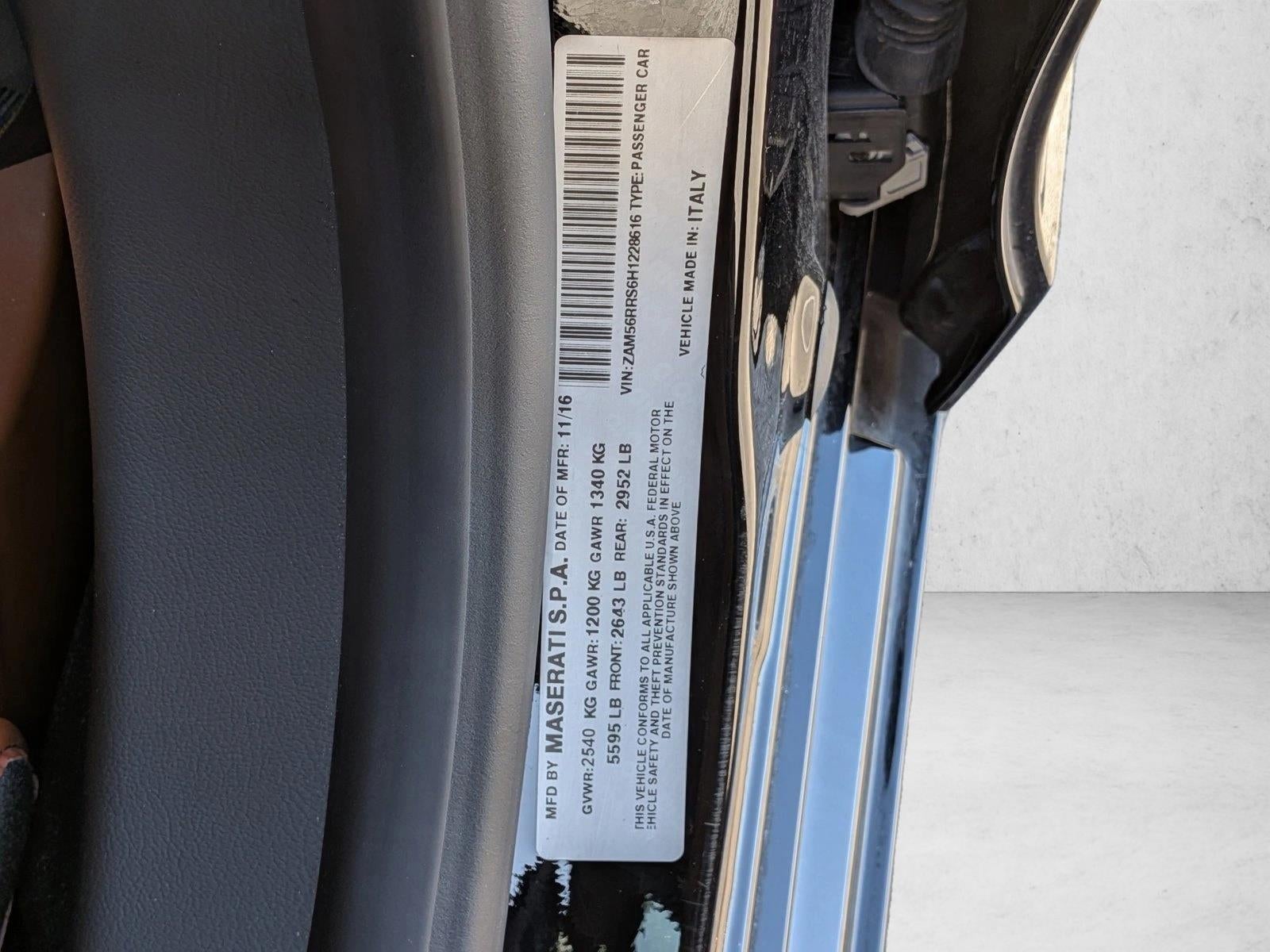 2017 Maserati Quattroporte S Q4 GranSport 3.0L